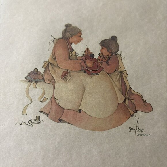 Signed and Numbered Print by Joan Brown, Native American Cherokee Artist 8.5x11” - Picture 2 of 7